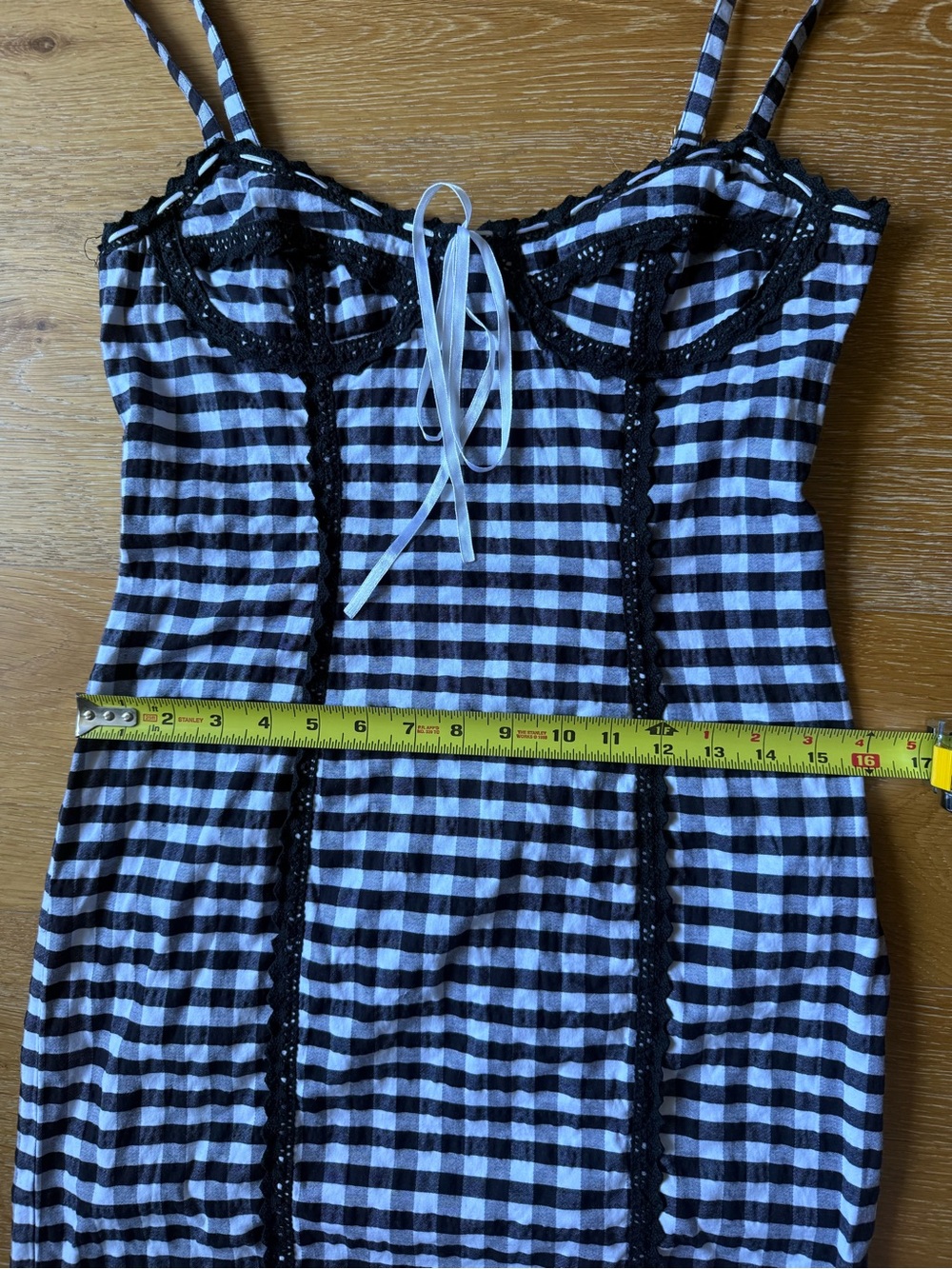 Vintage Betsey Johnson Gingham Dress - Picture 8 of 9